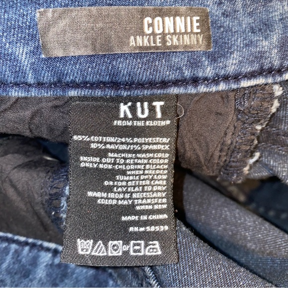 Kut from the Kloth Connie ankle skinny jeans, sz 6 - Picture 13 of 13